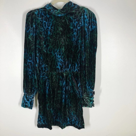 Ronny Kobo Velvet Gwen Dress Leopard Print Size XS - Picture 7 of 13